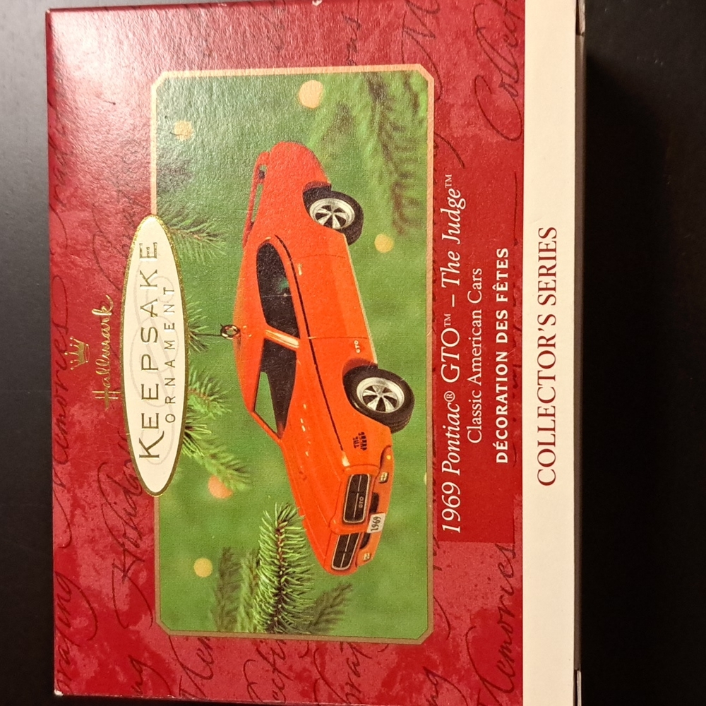 Hallmark Keepsake Ornament, 1969 Pontiac GTO - The Judge